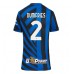 Inter Milan Denzel Dumfries #2 Hjemmedrakt Dame 2024-25 Kortermet